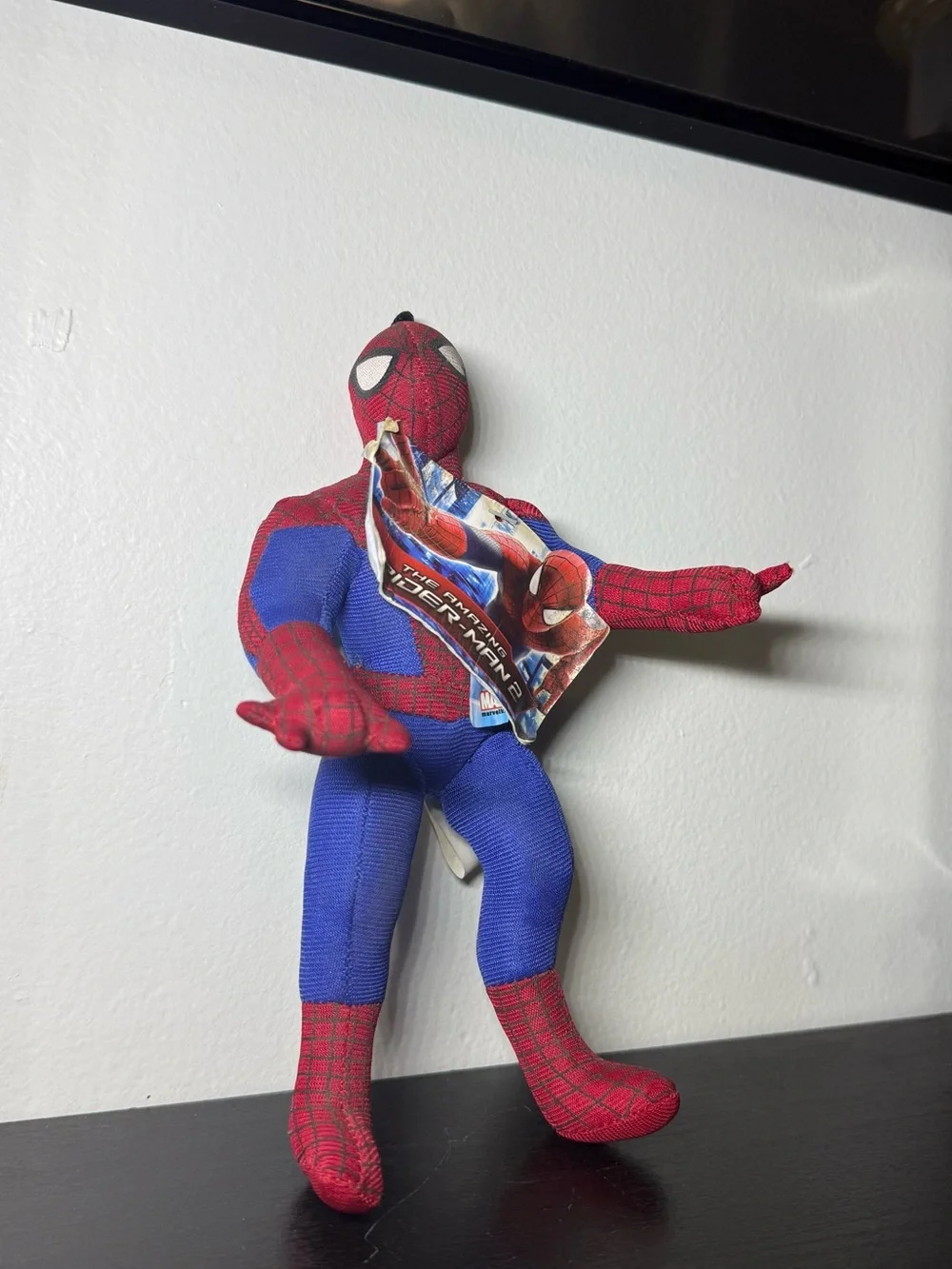 New Vintage 2002 Spiderman 16 Inch Plush With Tags Tobey Maguire